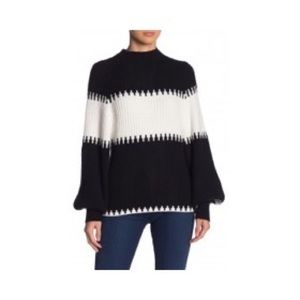 ANDREA JOVINE Balloon Sleeve Sweater